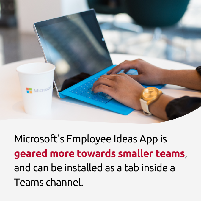 geared more towards smaller teams