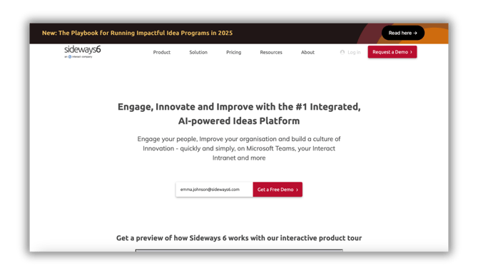 Sideways 6 homepage